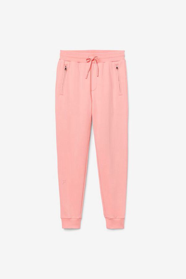 Fila Gabriel French Terry Drawstring Women's Jogger Pants - Salmon,NZ 581-9763